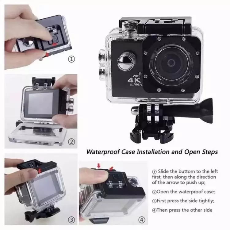 กล้อง Action Camera 4K Ultra HD DV จอ 2 นิ้ว thumbnail 6