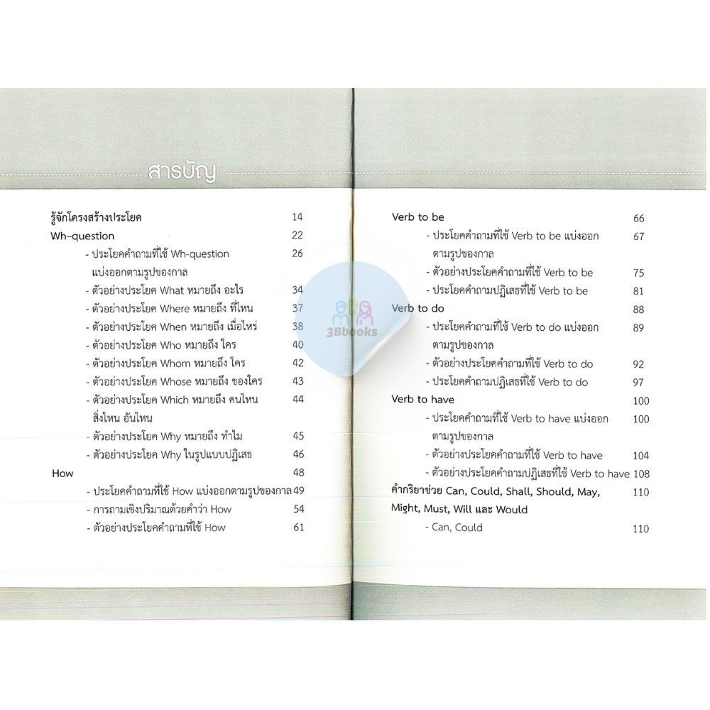หนังสือราคา 175 บาท English Questions แต่งประโยคคำถามภาษาอังกฤษได้ง่ายนิดเดียว : ภาษาอังกฤษ ภาษาศาสตร์ การใช้ภาษาอังกฤษ - รูปที่ 3
