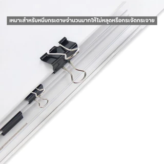 คลิปดำหนีบกระดาษ 12 ชิ้น/กล่อง ไบน์เดอร์คลิบ ที่หนีบกระดาษ คลิป เหล็กหนีบดำ คลิปหนีบกระดาษ