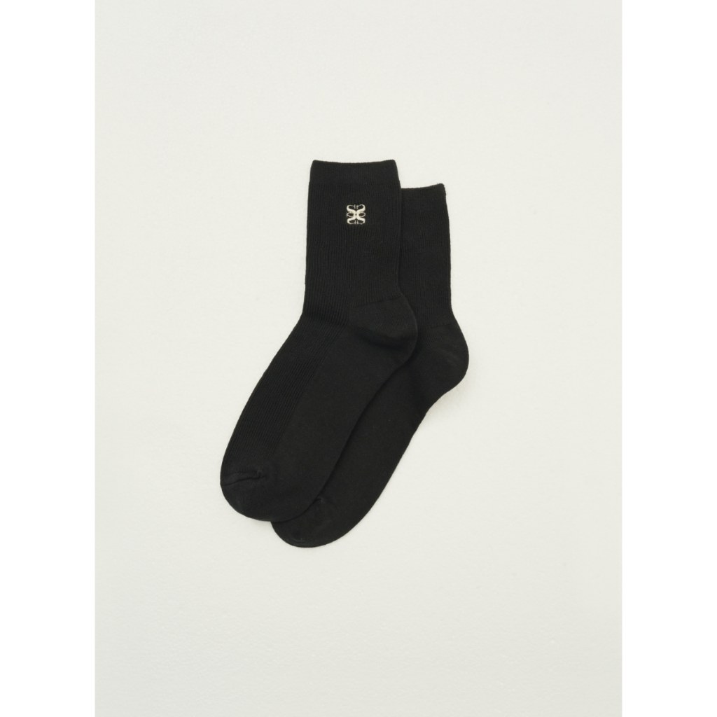 SATUR ถุงเท้า รุ่น All Day Satur Plain Socks Black (60021SSPACU_S5BKXX)