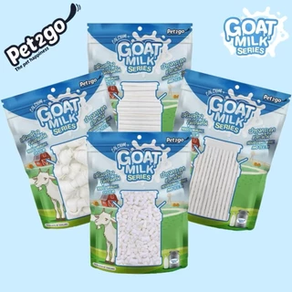 Pet2go ขนมสุนัข ขนมนมแพะ อัดเม็ด แบบแท่ง มีให้เลือก4แบบ ถุงเล็ก ยกถุง 100 g