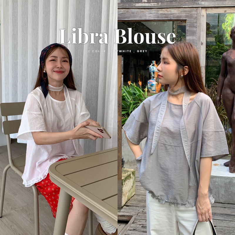 SOMEDRESS | Libra Blouse เสื้อเบลาส์แขนสั้น