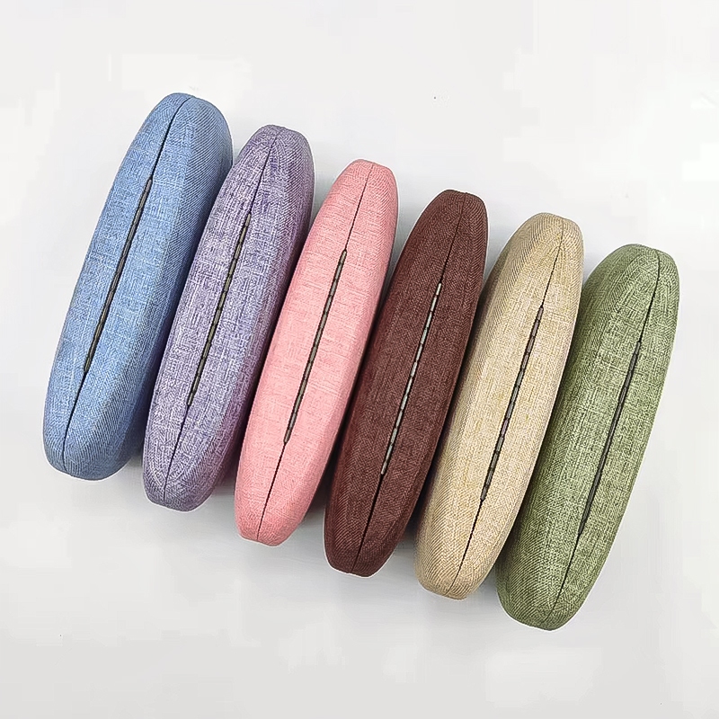 กล่องเก็บแว่นตาพกพาสไตล์ย้อนยุคสำหรับนักเรียน ป้องกันการกดทับ พกพาง่าย ราคาประหยัด กล่องแว่นตาแฟชั่น - รูปที่ 6