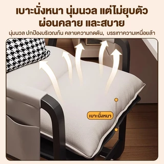 ALOVE เก้าอี้ทำงาน เก้าอี้คอม สามารถปรับองศาได้กว้าง สามารถนอนราบได้ พนักพิงหนา 2 ชั้น นั่งสบาย