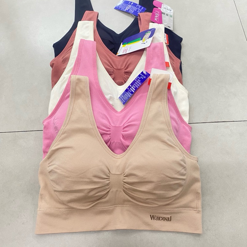 (รวมรุ่น) Wacoal Lingerie บราสวมหัว ไร้ตะเข็บ รุ่น WH9C35