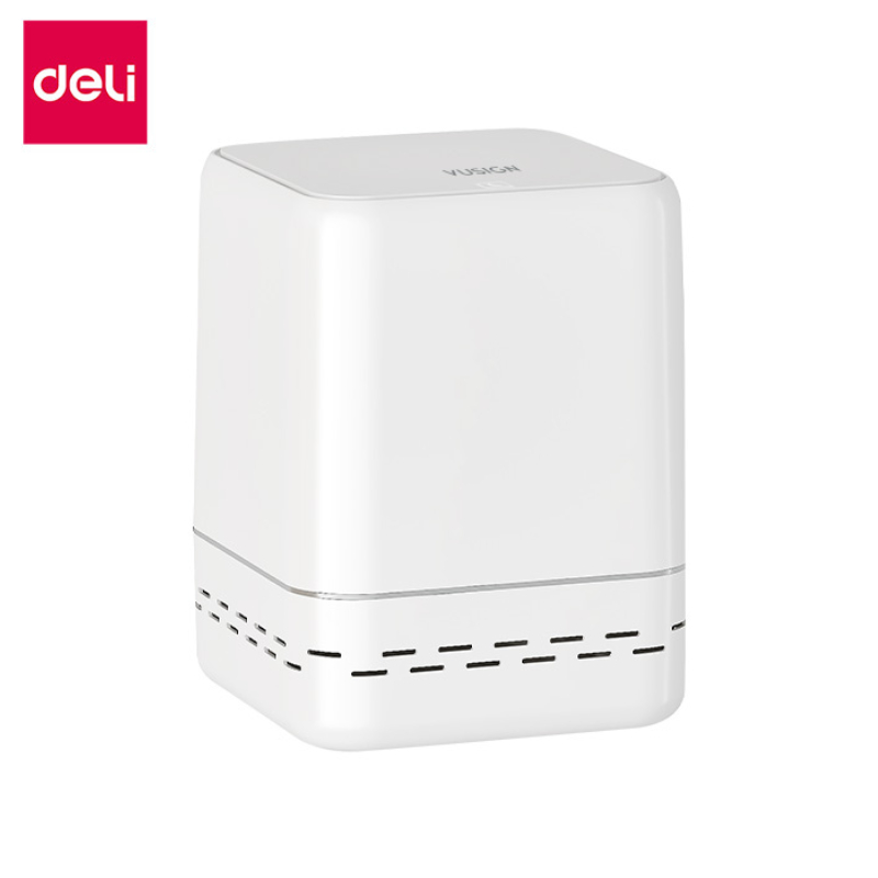 Deli ถังขยะ ฝาป๊อบอัพ 15L ปิดสนิท สองชั้น ขนาดใหญ่ ถังขยะในห้องน้ำ ที่ใส่ขยะในบ้