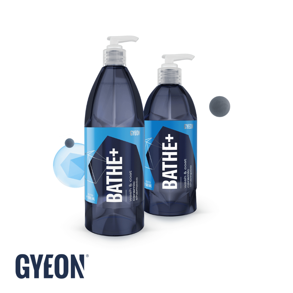GYEON Q²M BATHE+ 500 ML. แชมพูล้างรถ ผสมซิลิก้า SiO2 ล้างพร้อมเคลือบเงาในขั้นตอนเดียว