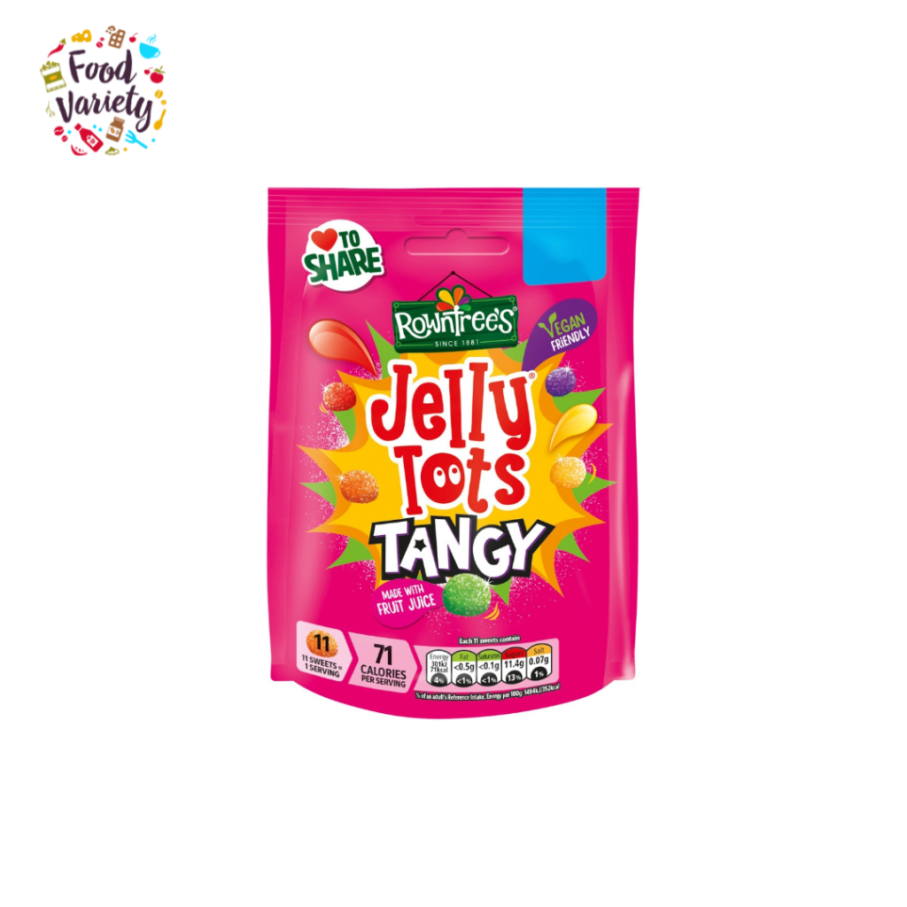 [BestBefore 30Aug2026] Nestle Rowntrees Jelly Tots Tangy Pouch 140g
