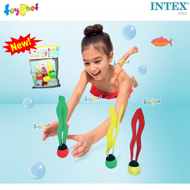 Intex เกมส์เก็บบอลใต้น้ำ (แท่งสีสาหร่ายใต้น้ำ) รุ่น 55503