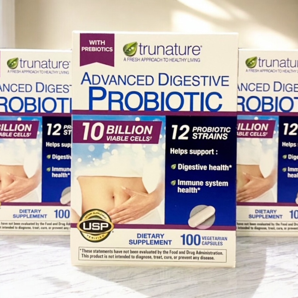🔥🔥Exp.02/2027 Trunature Advanced Digestive Probiotic 100 Capsules