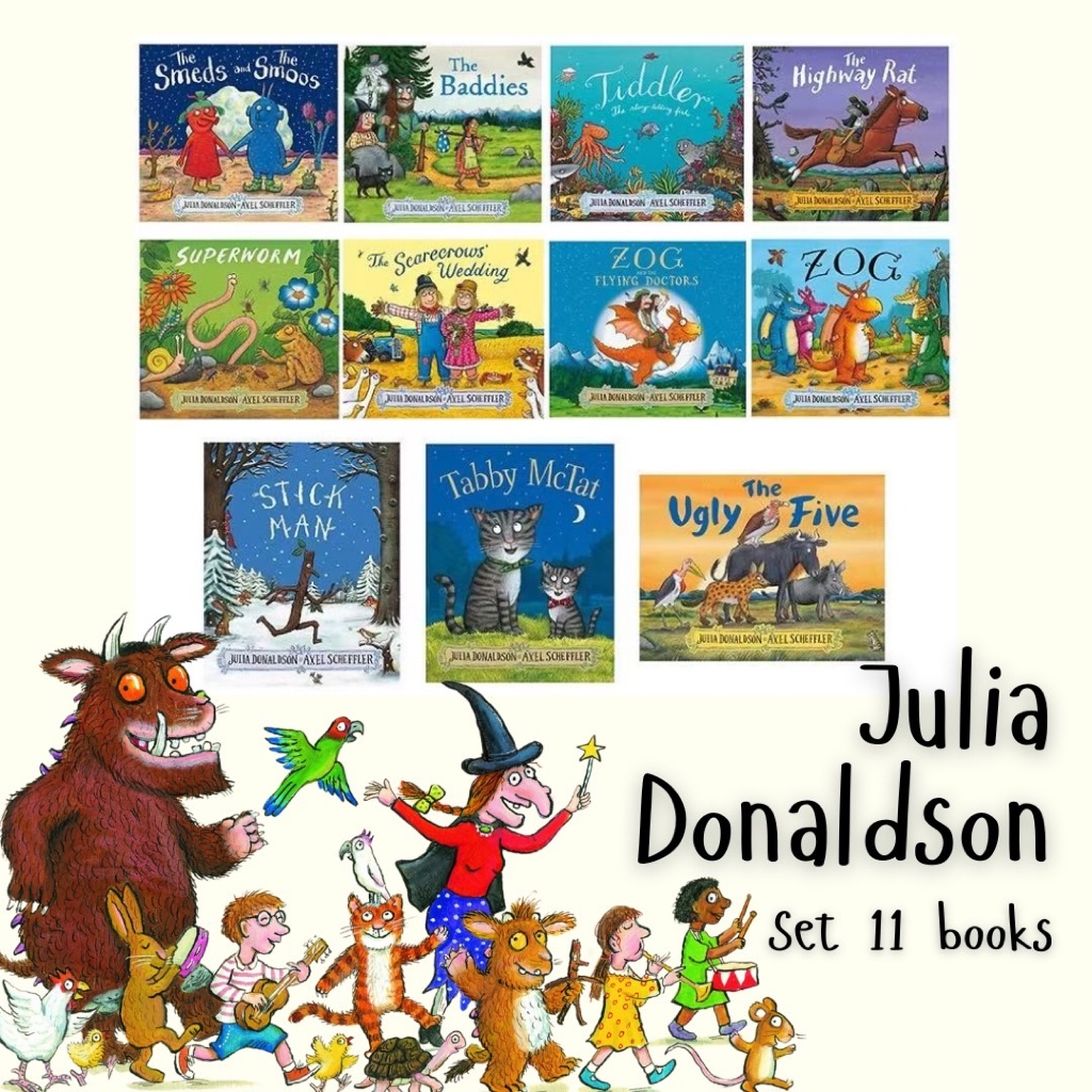 หนังสือ Julia Donaldson แยกเล่ม นิทานภาพ children picture book ภาษาอังกฤษ เด็ก