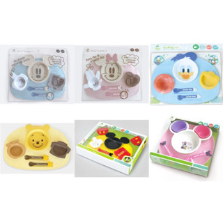 Disney Baby ชุดเซตจานข้าวเด็ก ช้อนส้อมดิสนีย์ มี 6 ชิ้น/8 ชิ…