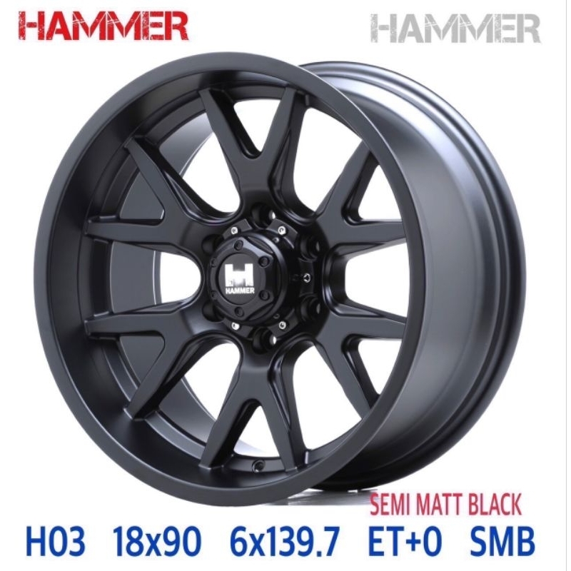 ล้อแม็กซ์ขอบ18 9 นิ้ว ET 0 6รู139.7สีดำด้านงานauto option ล้อแม็กซ์บริษัทในเครือของ lenso สวยงามแข็งแรงมาก(ราคา 4 ล้อ)