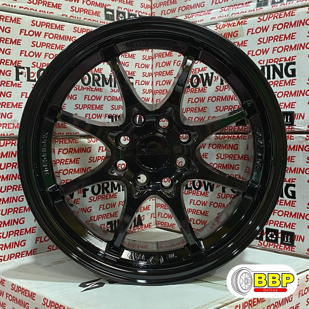 แม็กขอบ 15 Ce28 สีดำเงา 4/100-114 (4วง)