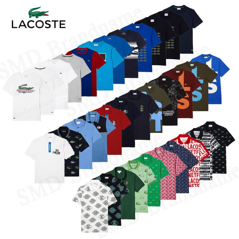 เสื้อโปโลผู้ชาย คอปก เสื้อยืด แบรนด์ Lacoste แท้ 100% สินค้าจากชอป