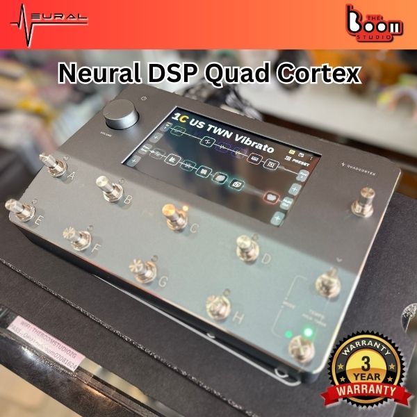 Neural DSP - Quad Cortex Multieffect เครื่องศูนย์ไทย มัลติเอฟเฟคกีต้าร์ ประกัน 3 ปี THE BOOM STUDIO