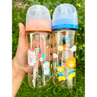 (1ขวด)11ozจุกLL❤️New คอกว้างสีชา❤️รุ่นใหม่ล่าสุดของแท้💯ขวดนม…