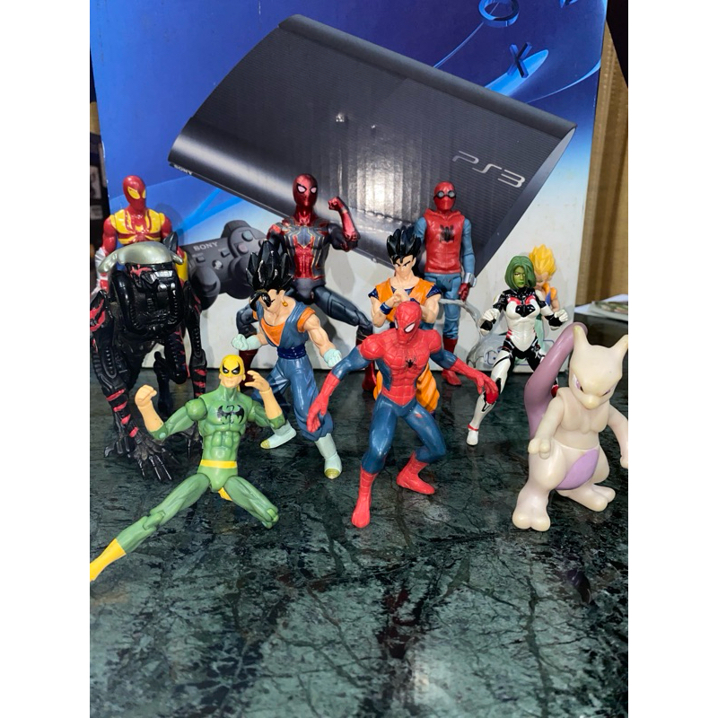 Old Childhood Toys Dragonball, Marvel, Spider-Man, Pokémon, Alien, Ironfist, Gamora