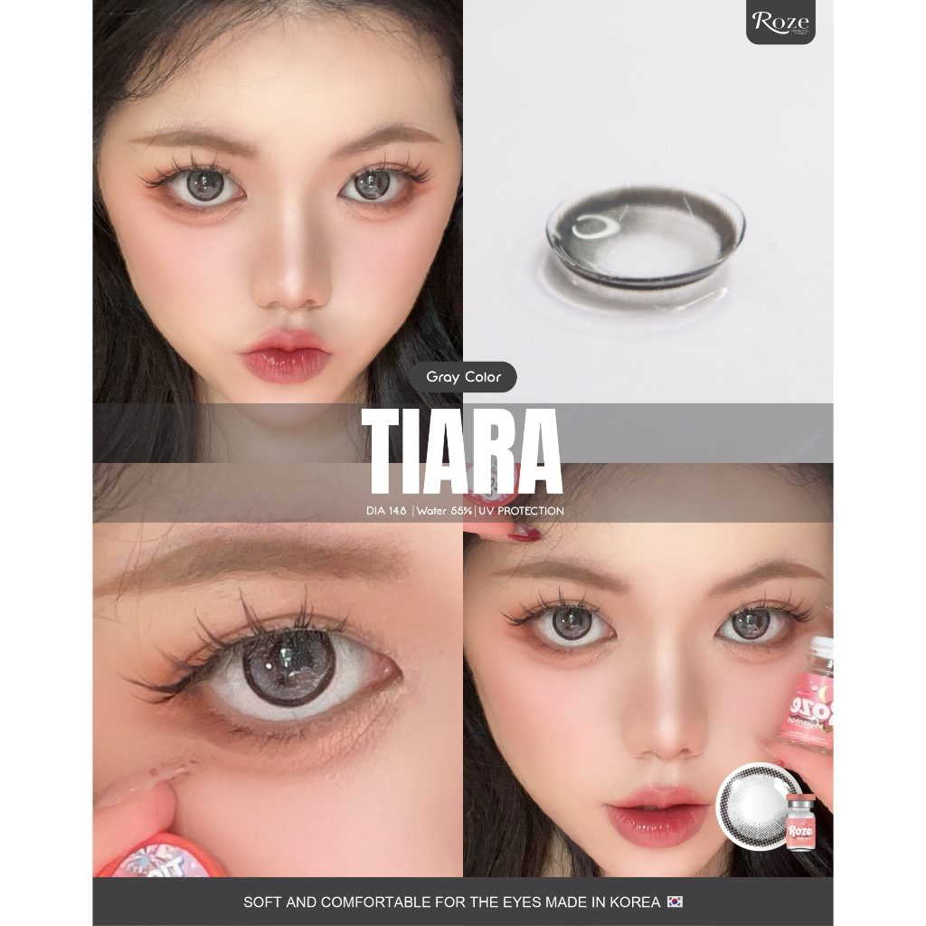 🔥คอนแทคเลนส์ ✨ขนาดกลาง✨Tiara (Rozelens)