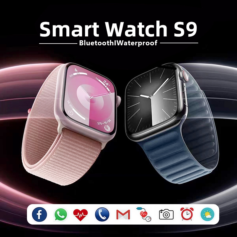 Smart watch สมาร์ทวอทช์ S9 Pro กันน้ําสุขภาพการตรวจสอบอัตราการเต้นของหัวใจหลายสปอร์ตนาฬิกาบลูทูธSpor