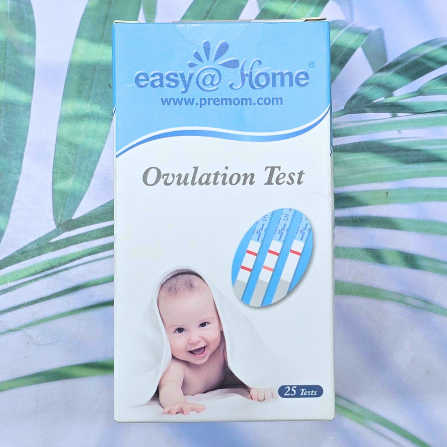 (premom®) Easy@Home Ovulation Test Strips, 25 test ชุดทดสอบการตกไข่ 25 เทส