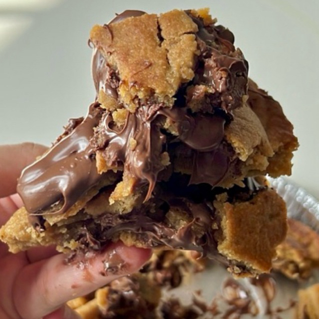 นูเทลล่าคุกกี้ถาด Nutella cookies 300 g