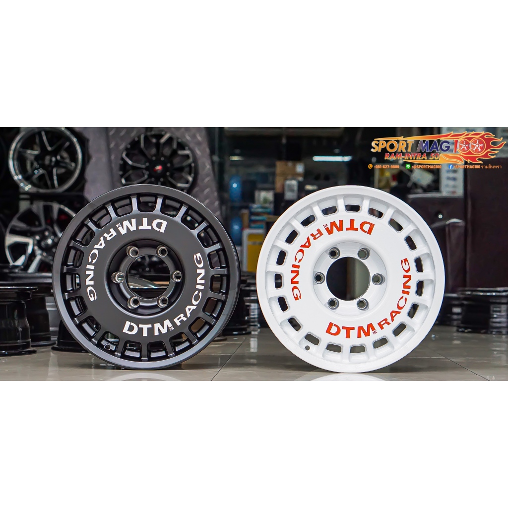 ล้อแม็ก Lenso DTM ขอบ16นิ้ว 6รู139.7 ET0 กว้าง8นิ้ว (ราคา4วง)