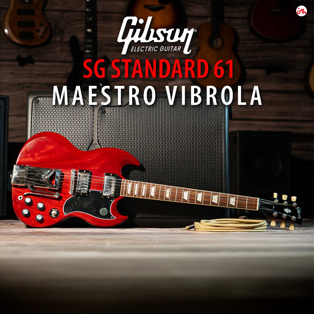 Gibson SG Standard 61 Maestro Vibrola กีต้าร์ไฟฟ้า Music Arms