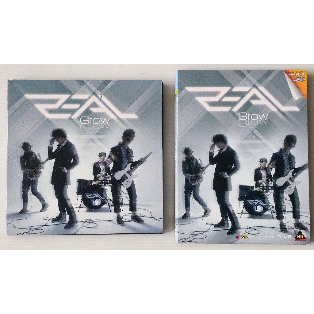 3 แผ่น ซีดีเพลง Zeal - Grow 2CD /Dvd Zeal - Grow คาราโอเกะ/ Vcd คาราโอเกะ