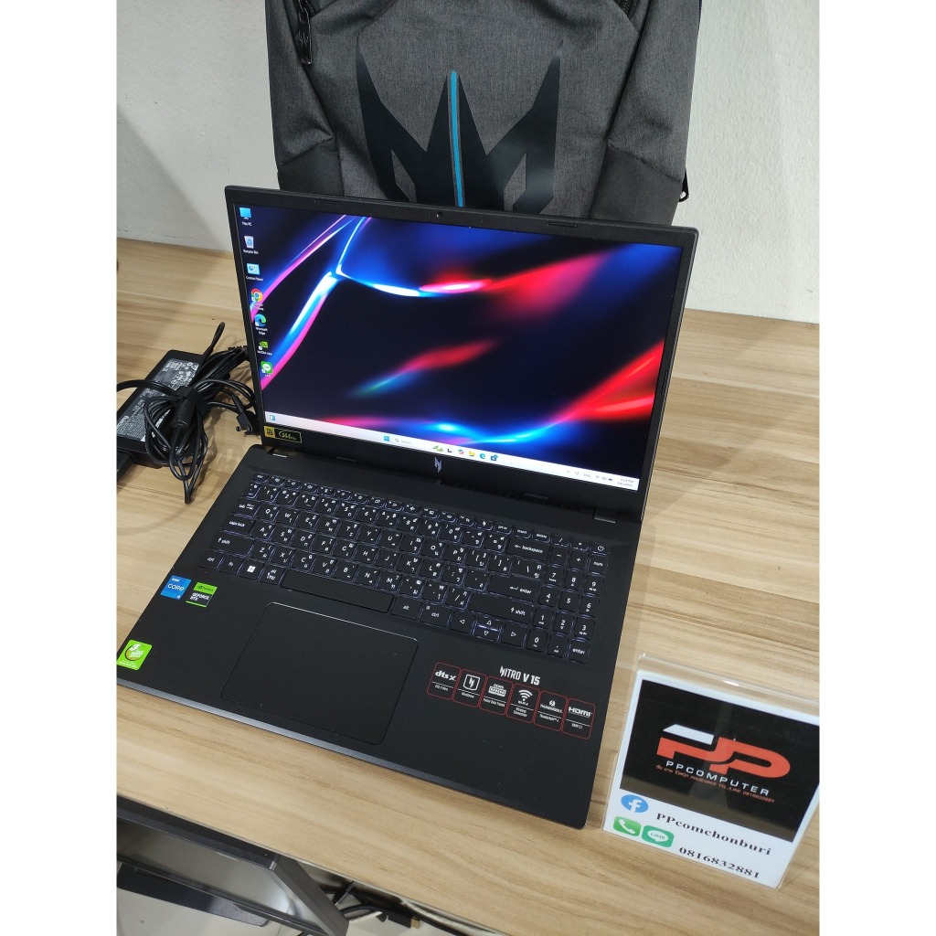 💻 โน๊ตบุ๊ค Acer nitro V15 RTX4050  เล่นเกมส์แรงๆ