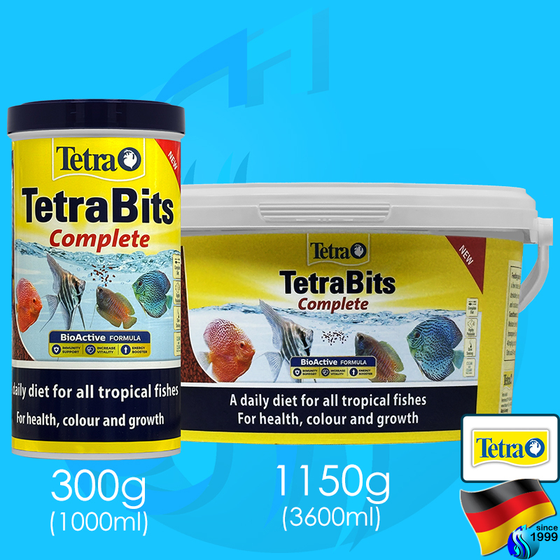 TetraBits Complete อาหารปลาปอม 1150 กรัม (3,600 ml.)