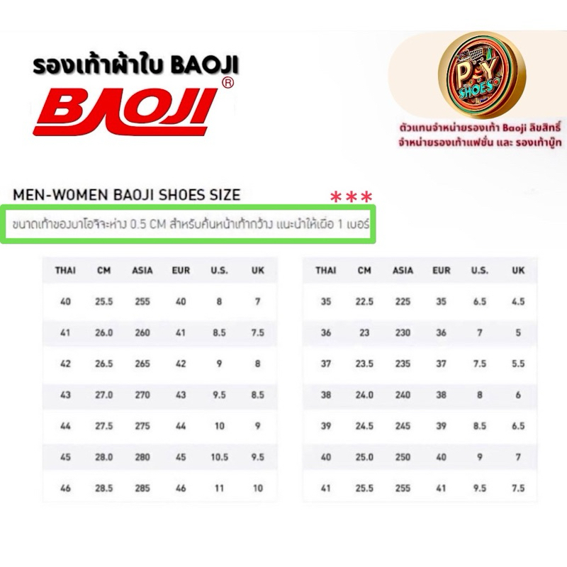 รองเท้าผ้าใบBAOJI เเท้100% BJM 1005 รองเท้าผ้าใบผู้ชาย ไซส์ 41-45