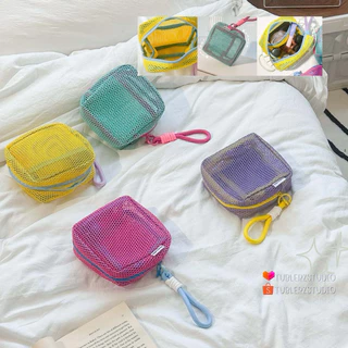 ✨พร้อมส่งจากไทย🇹🇭✨ 👛กระเป๋าเครื่องสำอางค์พร้อมหูหิ้ว มินิ จุของได้เยอะ✨