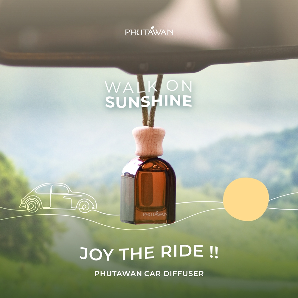 Phutawan ภูตะวัน น้ำหอมปรับอากาศ สำหรับรถยนต์  ใช้งานได้ 2 เดือน ขนาด 12 ml Phutawan Car Diffuser - รูปที่ 2