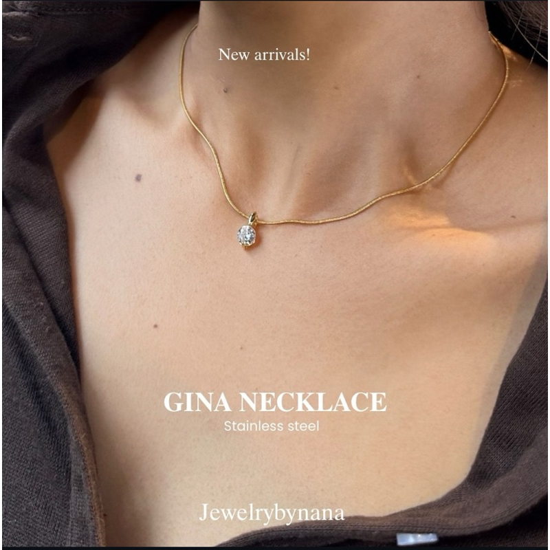 GINA NECKLACE - stainless steel