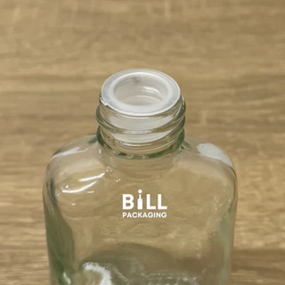 (แพ็ค10ใบ) ขวดแก้วแบน 30ml. พร้อมฝาอลูมิเนียม 20mm.แถมจุกไนลอนเบอร์ 3(ฝา3สี)[W83][ของชำร่วยงานแต่ง,งานมงคล]