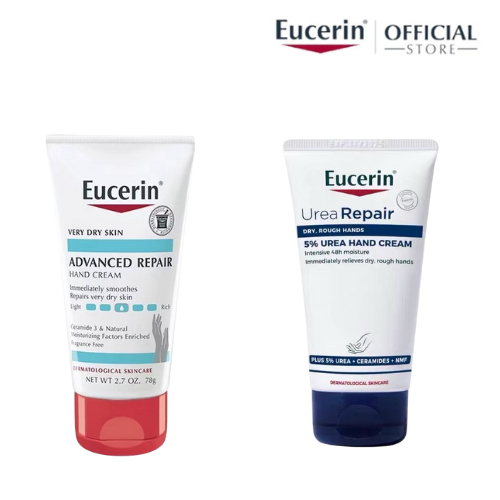 ครีมทามือ Eucerin UreaRepair Plus 5% Urea Hand Cream 75ml /Advanced Repair Hand Cream 78g Eucerin Hand Cream