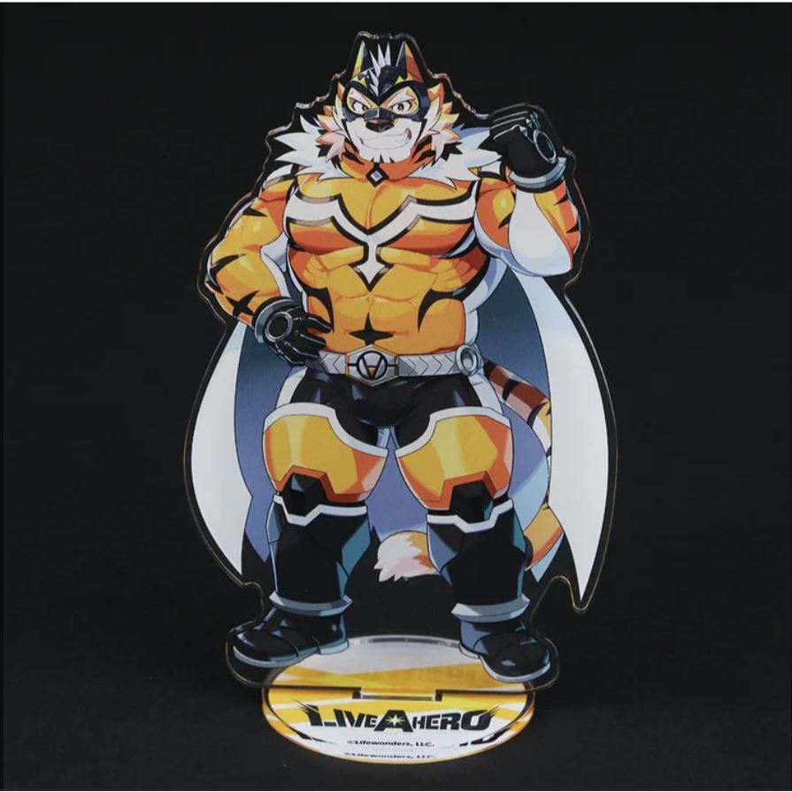 (สินค้ามือหนึ่ง) โมเดลตั้งโต็ะลายการ์ตูน ประเภท Kemono / Furry (Live a Hero) - Ryekie Acrylic Figure