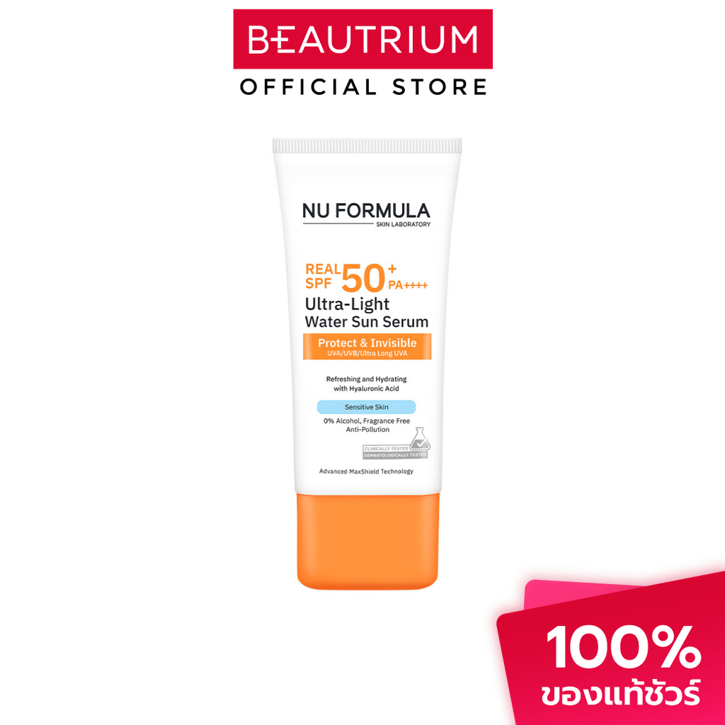 NU FORMULA Ultra Light Water Sun Serum Real SPF50+ PA++++ ผลิตภัณฑ์บำรุงผิวหน้าและผิวกาย 150ml
