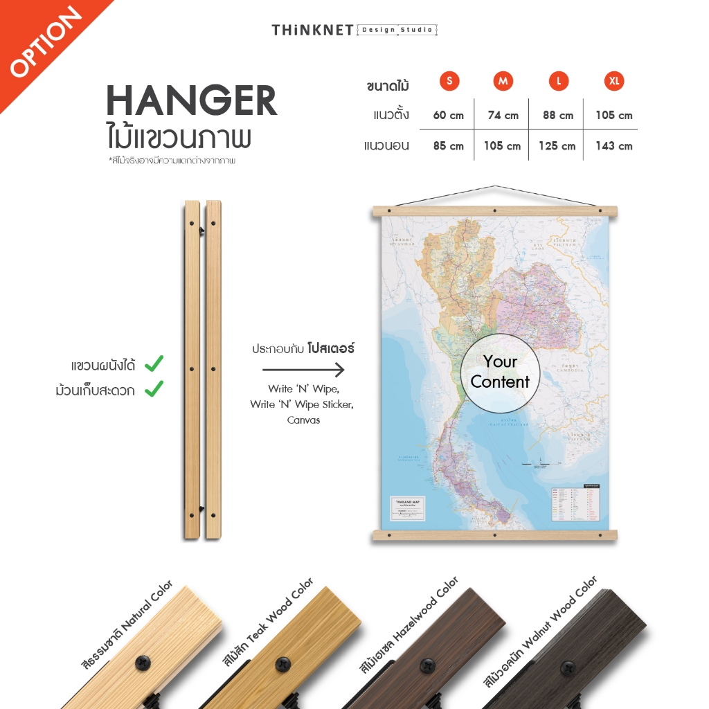 โปสเตอร์แผนที่ 4 ภาค เหนือ อีสาน กลางและตะวันออก ใต้ นิคมอุตสาหกรรม วางแผนธุรกิจ ขนาดใหญ่ ติดผนัง แขวน เปลี่ยนแผนที่ได้ - รูปที่ 4