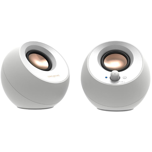 Creative Pebble V3 Minimalistic 2.0 USB-C Speakers with Bluetooth White