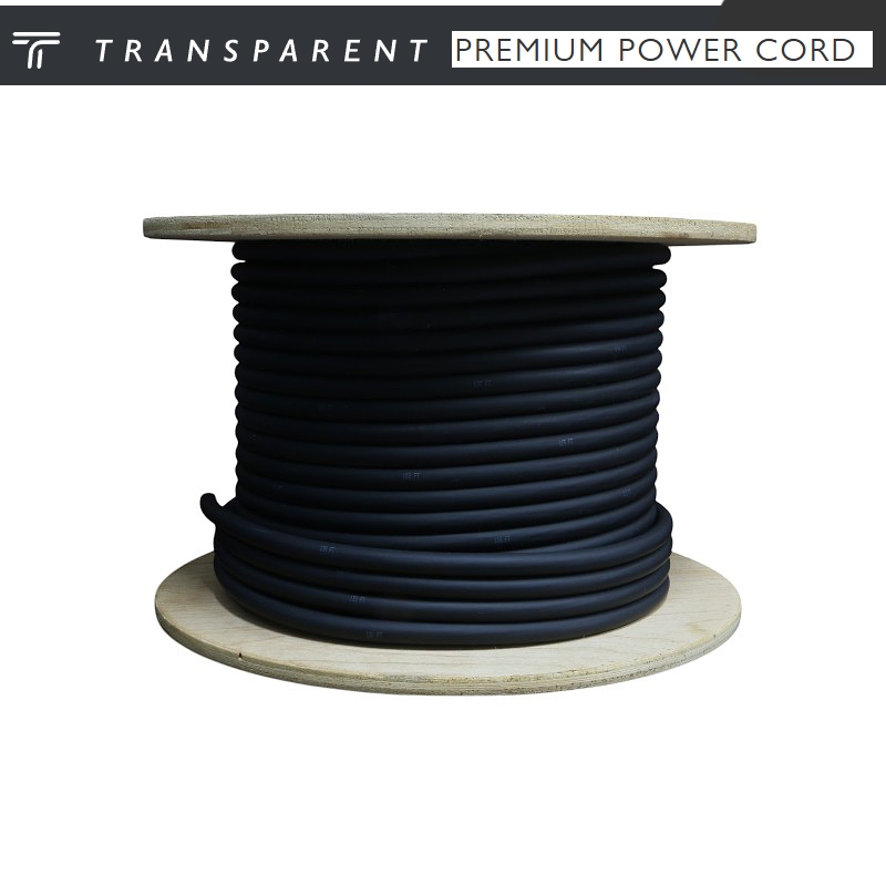 สายไฟ Transparent Premium Power Cord สายเปล่าตัดแบ่ง ความยาวต่อเมตรของแท้ศูนย์ / ร้าน All Cable