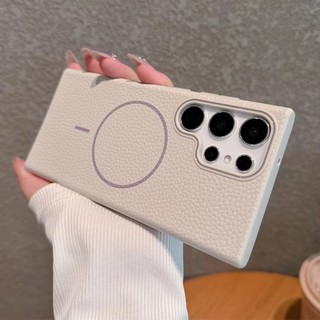 เคสสำหรับ For Samsung A56 5G A55 A06 A05S A15 A16 A26 A35 A36 S22 S23 S24 S25 Ultra Magnetic เคสใสกันกระแทก แม่เหล็ก