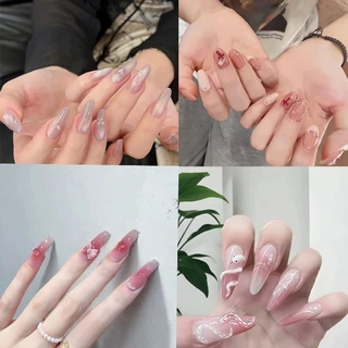 💖พร้อมส่ง💖ชุดต่อเล็บโพเจล 13ชิ้น โพลีเจล ชุดทำเล็บ เครื่องอบเล็บ Base Top ชุดอุปกรณ์ ตกแต่งเล็บด้วยหลอด UV ต่อเล็บ 15สี