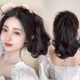 🔥จัดส่งจากประเทศไทย🔥28cm ตอน ที่ผมม้าผมหยิก แฮร์พีชหางม้า แฮร์พีชหางม้าแบบหนีบ วิกผมยาว