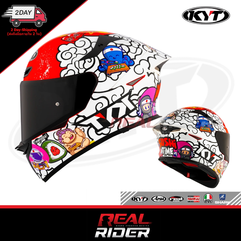 KYT TT REVO หมวกกันน็อคแบบเต็มใบ