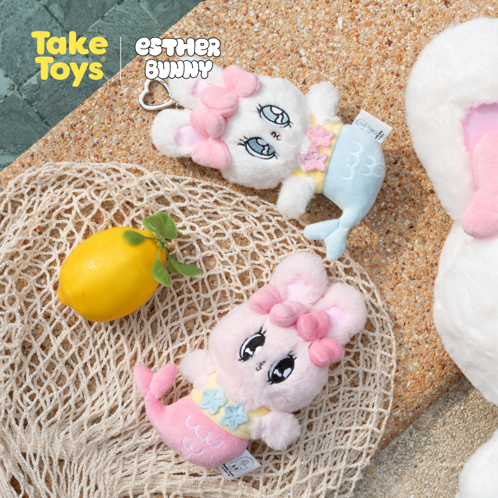 Esther Bunny Mermaid Keychain (7inch) - พวงกุญแจเอสเธอร์บันนี่เมอร์เมด 7นิ้ว