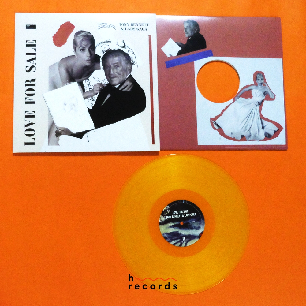 (ส่งฟรี) แผ่นเสียง Tony Bennett & Lady Gaga - Love For Sale (Limited Yellow Transparent Vinyl)