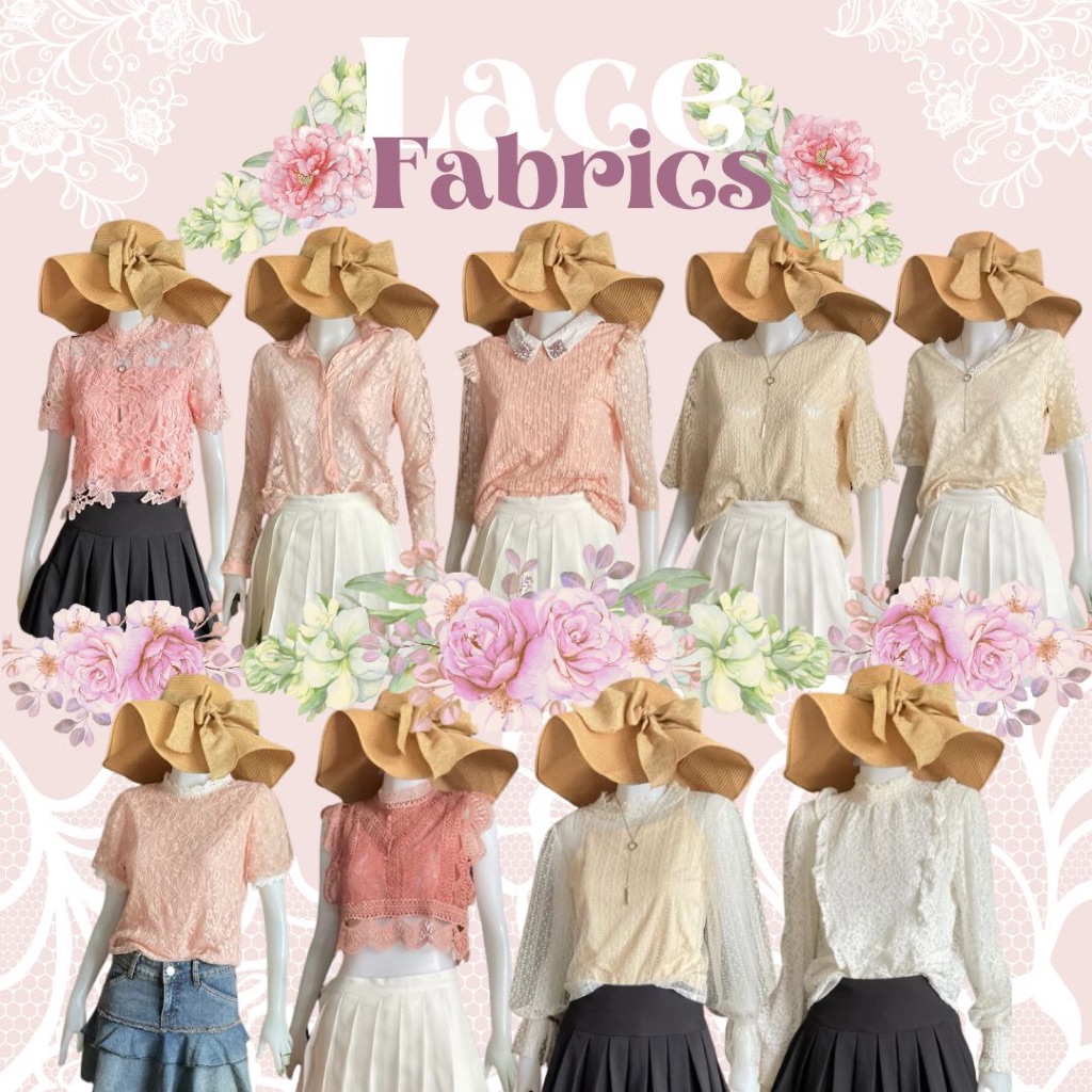 🌷เสื้อสาวหวาน เสื้อลูกคุณหนู เสื้อแฟชั่นเสื้อผู้หญิง เสื้อลูกไม้ใส่ทำงานใส่เที่ยวใส่ไปทำบุญ #Update1