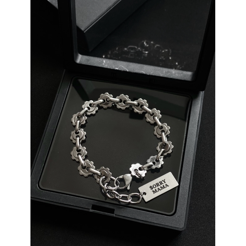 SORRY MAMA cog bracelets
